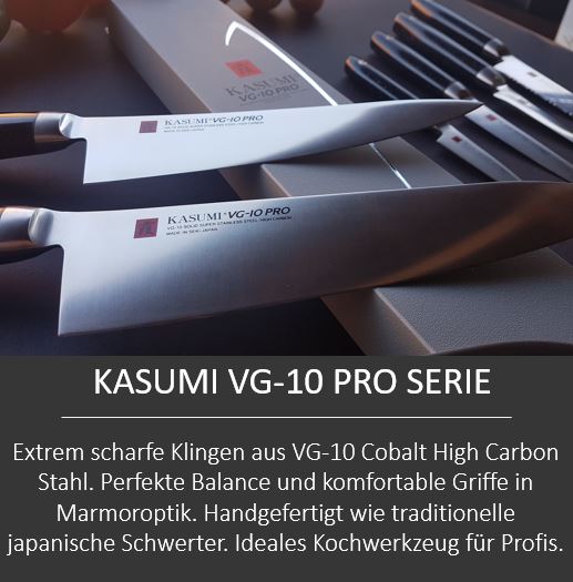 Japanische Messer Kasumi VG-10 Pro Messer Serie für Profis